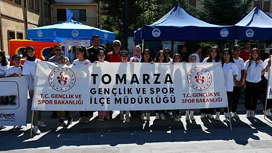 Tomarza'da 'Bağımlılıkla Mücadele Yürüyüşü' düzenlendi