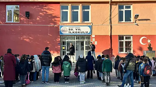 Tomarza'da 2. dönem için ilk ders zili çaldı