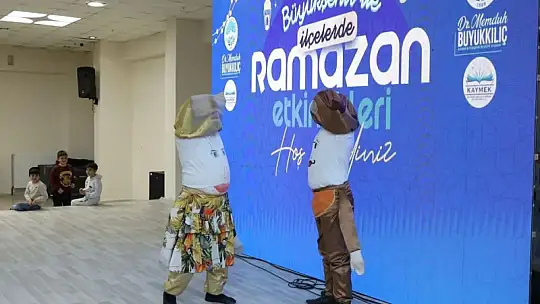 Tomarza'da büyükşehir ile Ramazan etkinlikleri düzenlendi