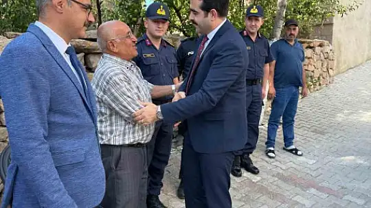 Tomarza'da Gaziler Günü'nde anlamlı ziyaret