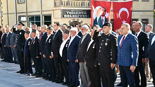 Tomarza'da Gazileri Günü programı düzenlendi