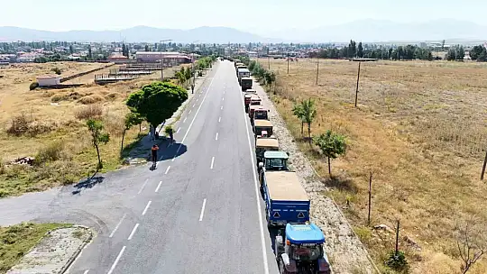 Tomarza'da hububat alımları sürüyor