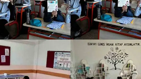 Tomarza'da kitap okuma etkinliği düzenlendi