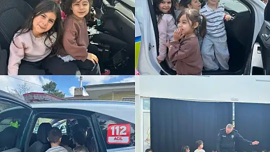 Tomarza'da minik öğrencilere trafik eğitimi