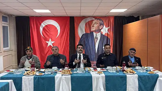 Tomarza'da şehir aileleri ve gaziler iftarda buluştu