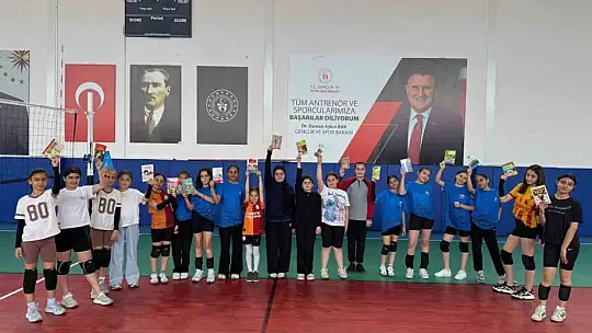 Tomarza'da spor ve kitap bir arada