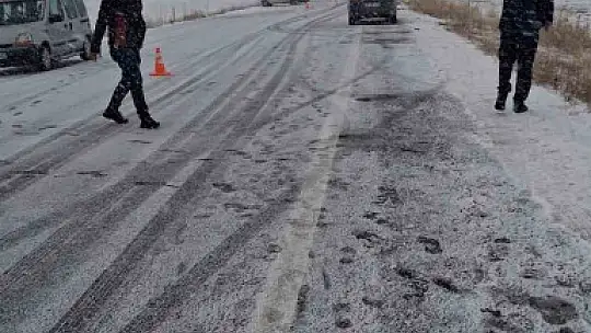 Tomarza'da trafik kazası: 2 yaralı