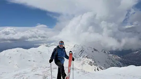 Tomarza'da yeni kayak rotası keşfedildi