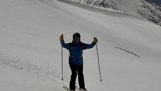 Tomarza'da yeni kayak rotası keşfedildi