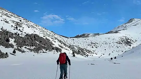 Tomarza'da yeni kayak rotası keşfedildi