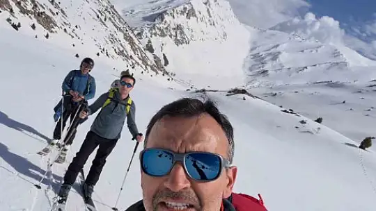 Tomarza'da yeni kayak rotası keşfedildi