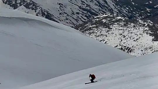 Tomarza'da yeni kayak rotası keşfedildi