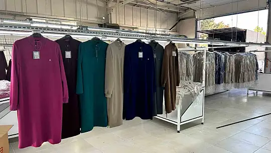 Tomarza'daki tekstil fabrikasında ilk sevkiyat yapıldı