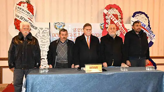 Tomarza Esnaf Ve Sanatkarlar Odası Başkanı Yaşar Polat güven tazeledi