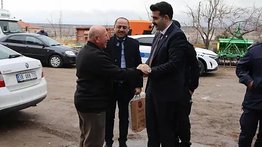 Tomarza Kaymakamı Eser'den Kıbrıs Gazisi Tektaş'a anlamlı ziyaret