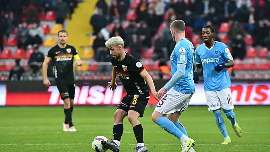 Trendyol Süper Lig: Kayserispor: 0 - Trabzonspor: 0 (Maç sonucu)