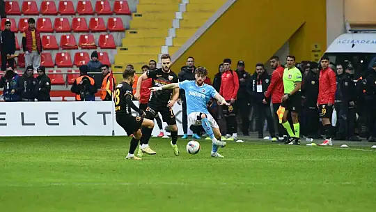 Trendyol Süper Lig: Kayserispor: 0 - Trabzonspor: 0 (Maç sonucu)