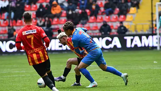 Trendyol Süper Lig: Kayserispor: 1 - Göztepe: 0 (İlk yarı)