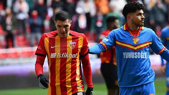 Trendyol Süper Lig: Kayserispor: 1 - Göztepe: 0 (İlk yarı)
