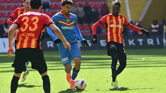 Trendyol Süper Lig: Kayserispor: 1 - Göztepe: 0 (Maç sonucu)