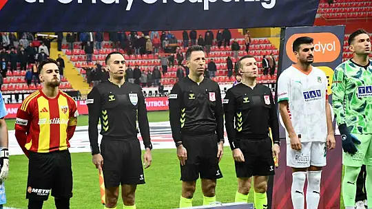 Trendyol Süper Lig: Kayserispor: 0 - Alanyaspor: 0 (İlk yarı)