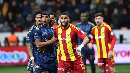 Trendyol Süper Lig: Kayserispor: 0 - Fenerbahçe: 1 (İlk yarı)
