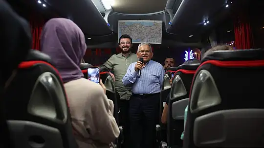 TÜGVA Yaz Okulları Şenliği'ne katılacak Kayseri heyeti uğurlandı