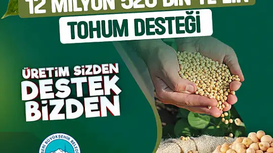Üreticilere 1 yılda 12 milyon TL'lik tohum dağıtıldı