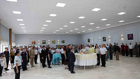 Vali Çiçek, Rütbe Terfi Töreni'ne katıldı