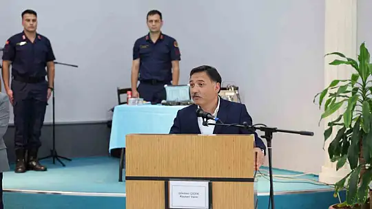 Vali Çiçek, Rütbe Terfi Töreni'ne katıldı
