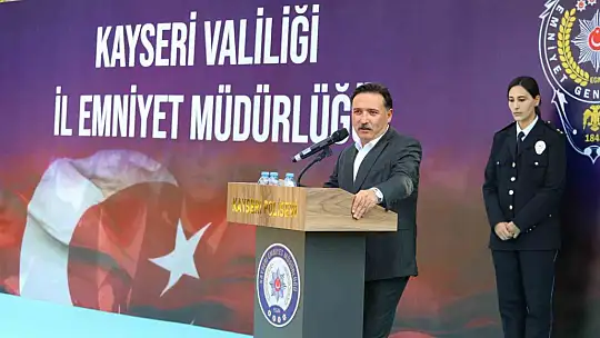 Vali Çicek, Rütbe Terfi ve Ödül Töreni'ne katıldı