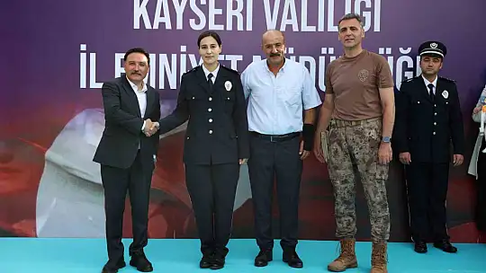 Vali Çicek, Rütbe Terfi ve Ödül Töreni'ne katıldı