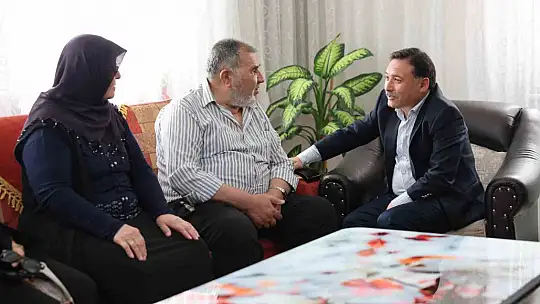 Vali Çiçek, şehit aileleriyle bayramlaştı