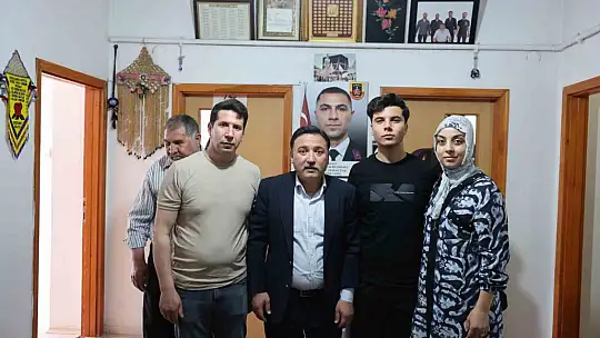 Vali Çiçek, şehit aileleriyle bayramlaştı