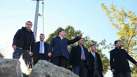 Vali Çiçek Tavlusun mahallesini ziyaret etti