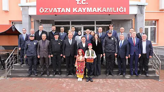 Vali Çiçek'ten Sarıoğlan ve Özvatan ilçesinde ziyaret