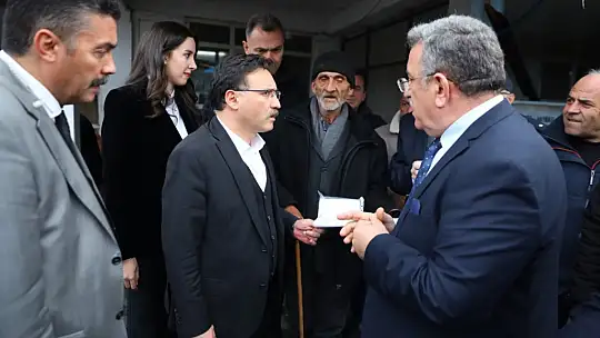 Vali Çiçek'ten Sarıoğlan ve Özvatan ilçesinde ziyaret