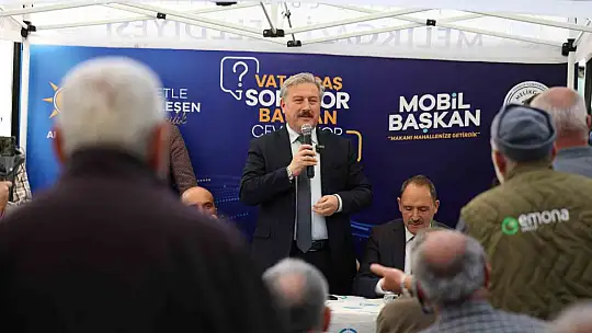 Vatandaş sordu, Başkan Palancıoğlu cevapladı