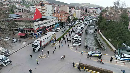 Yahyalı'da bisiklet turu düzenlendi