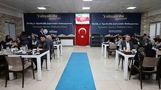 Yahyalı'da şehit aileleri ve gaziler onuruna iftar