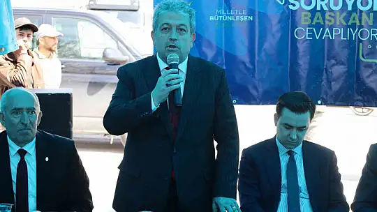 Yahyalı'da vatandaş soruyor, başkan cevaplıyor