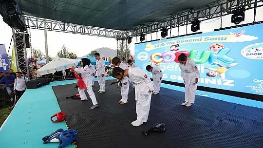 Yaz Spor Okulları Kapanış Programı yapıldı