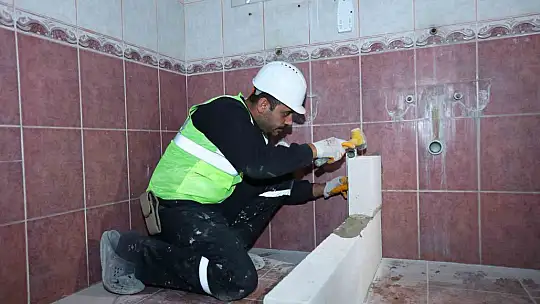 Yeşil Mahalle Sosyal Tesisleri'nde iyileştirme çalışması