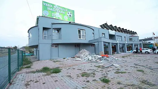 Yeşil Mahalle Sosyal Tesisleri'nde iyileştirme çalışması