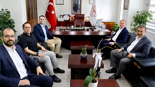 Yeşilhisar heyetinden Başhekim Çöl'e ziyaret