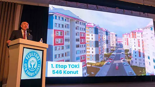 Yeşilyurt Sanayi Sitesi'nde kuralar çekildi, başkanlar yeni konut ve işyerlerine destek sözü verdi