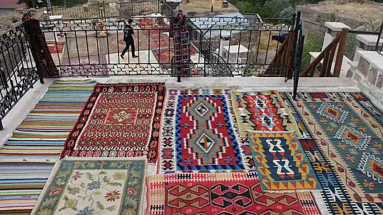 Yıllanmış halılar serildi, renk cümbüşü ortaya çıktı