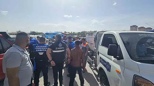 Zabıtadan Bitpazarı'na sıkı denetim