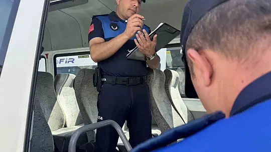 Zabıtadan okul servislerine denetim