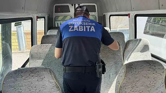 Zabıtadan okul servislerine denetim